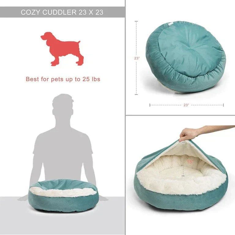 Cozy Cave Cuddler Pet Bed-3