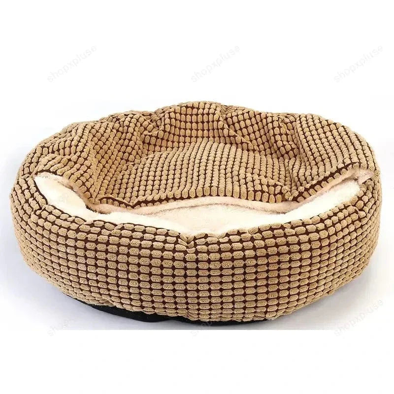 Cozy Donut Dog Bed - Washable Orthopedic Cave Bed for Small Dogs & Cats-05