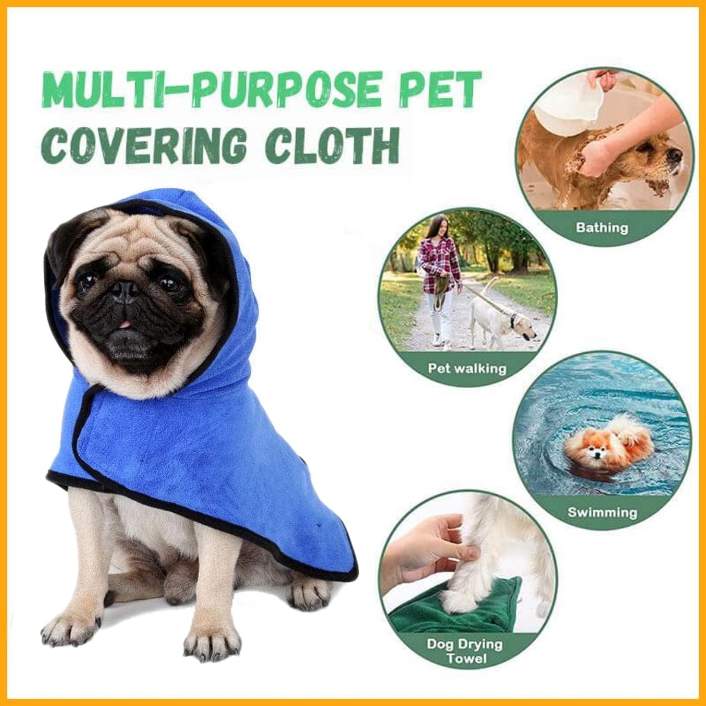 Dog Cat Super Fast Drying Moisture Bath Towel