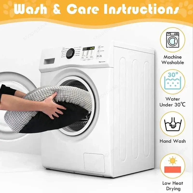 Cozy Donut Dog Bed - Washable Orthopedic Cave Bed for Small Dogs & Cats-08