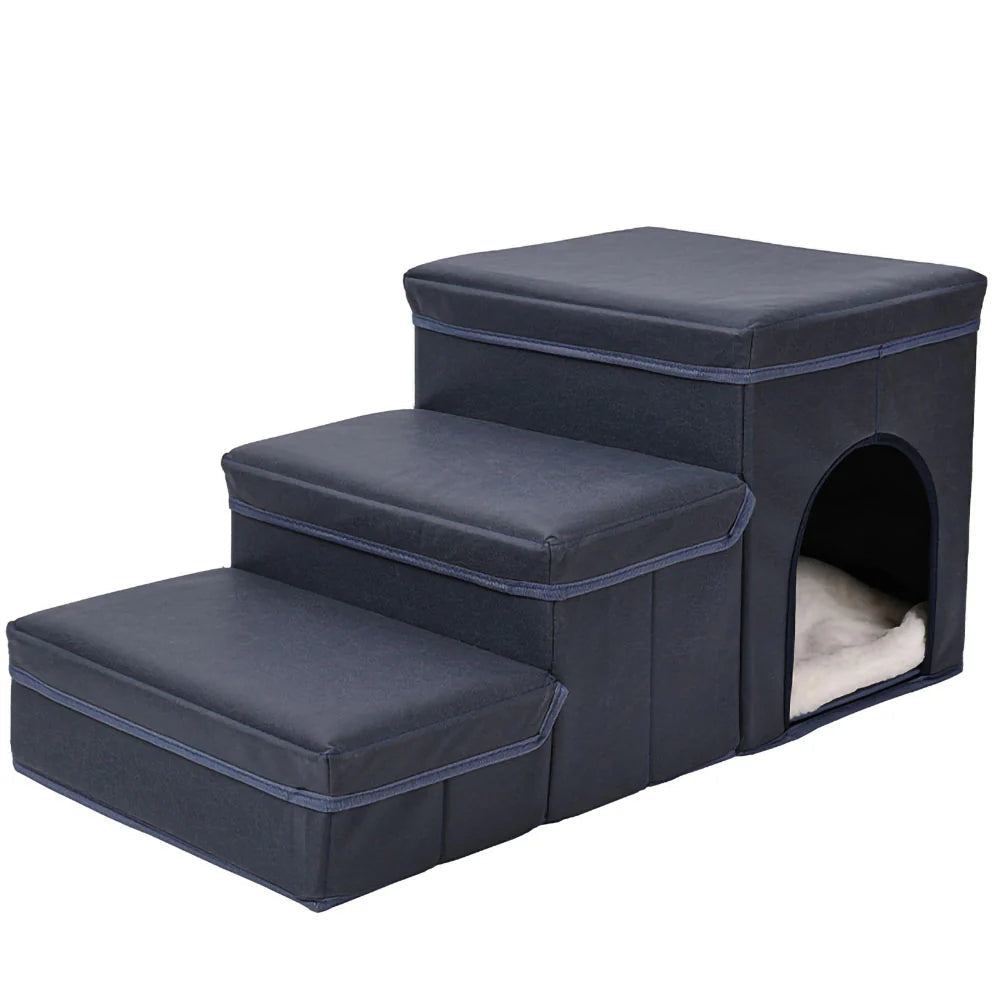 Dog Stairs with Storage & Condo-02