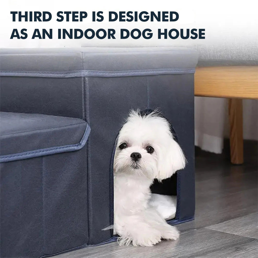 Dog Stairs with Storage & Condo-04