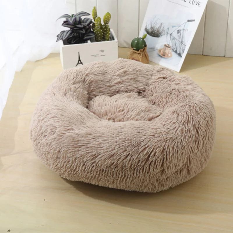 DonutCuddlerCozySoftDogBed-Khaki