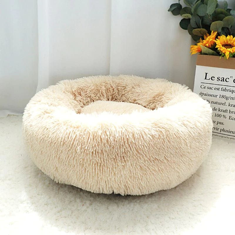 DonutCuddlerCozySoftDogBed-Pearl