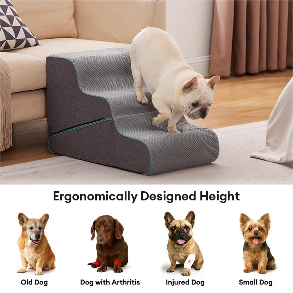Multifunctional 2-in-1 Foldable Dog Stairs with Ramp Mode-04