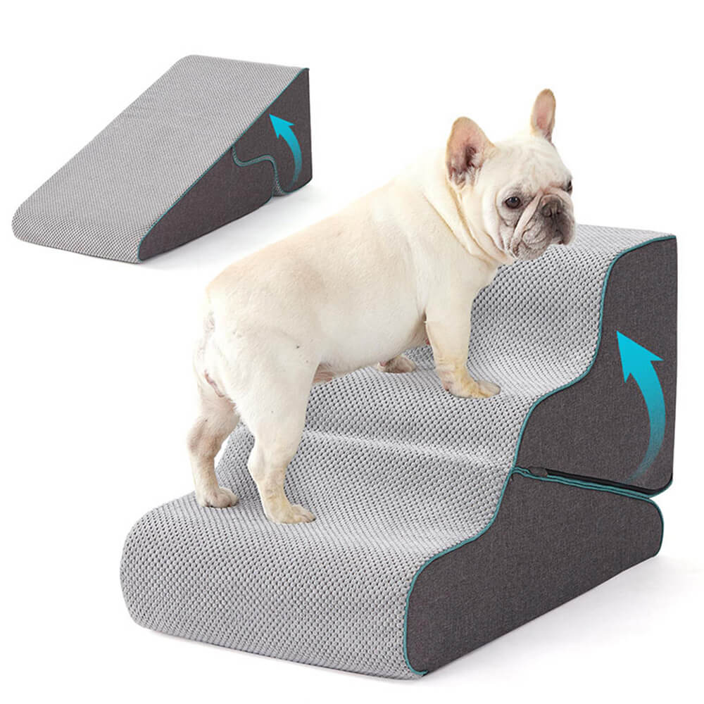 Multifunctional 2-in-1 Foldable Dog Stairs with Ramp Mode-06