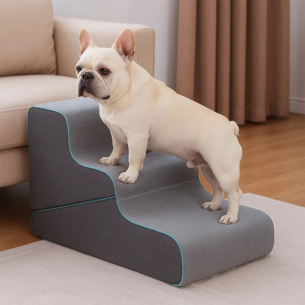 Multifunctional 2-in-1 Foldable Dog Stairs with Ramp Mode-08